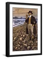 Bull Routed, Gallipoli-Wilhelm Schulz-Framed Art Print