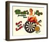 Bull's Eye Premium Beer-null-Framed Giclee Print