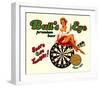 Bull's Eye Premium Beer-null-Framed Giclee Print