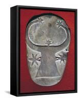 Bull's Head Palette-Predynastic Period Egyptian-Framed Stretched Canvas