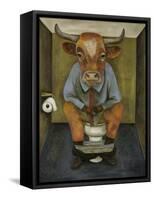 Bull Shitter-Leah Saulnier-Framed Stretched Canvas