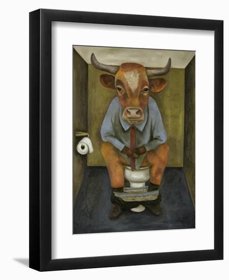 Bull Shitter-Leah Saulnier-Framed Giclee Print