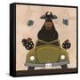Bull-Sit-Annie Lane-Framed Stretched Canvas