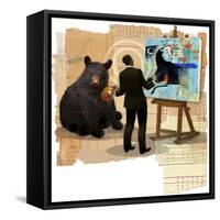 Bull Spin-Anthony Freda-Framed Stretched Canvas