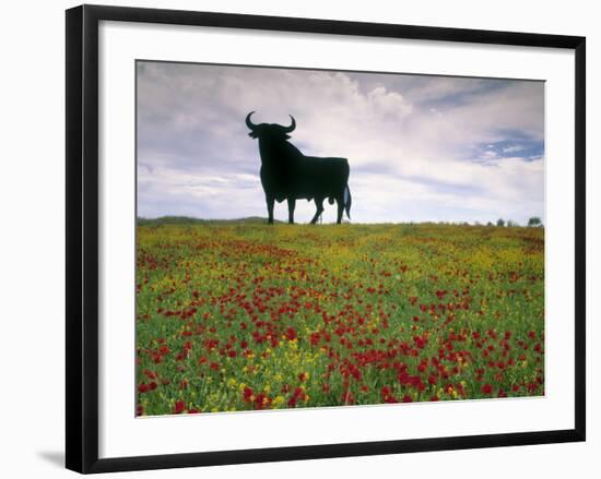 Bull Statue, Toros De Osborne, Andalucia, Spain-Gavin Hellier-Framed Premium Photographic Print