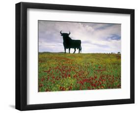 Bull Statue, Toros De Osborne, Andalucia, Spain-Gavin Hellier-Framed Photographic Print