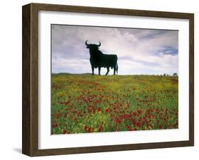 Bull Statue, Toros De Osborne, Andalucia, Spain-Gavin Hellier-Framed Photographic Print