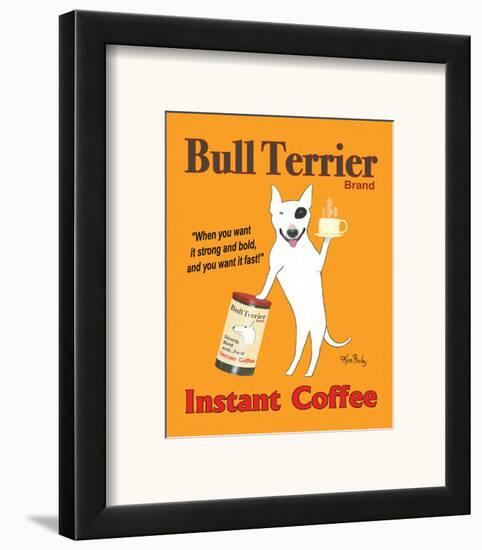 Bull Terrier Brand-Ken Bailey-Framed Art Print