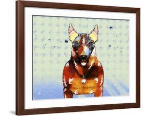 Bull Terrier Brown Oxide LX-Fernando Palma-Framed Giclee Print