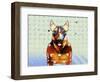 Bull Terrier Brown Oxide LX-Fernando Palma-Framed Giclee Print