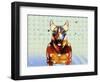 Bull Terrier Brown Oxide LX-Fernando Palma-Framed Giclee Print