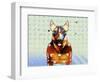 Bull Terrier Brown Oxide LX-Fernando Palma-Framed Giclee Print