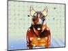 Bull Terrier Brown Oxide LX-Fernando Palma-Mounted Giclee Print