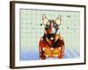 Bull Terrier Brown Oxide LX-Fernando Palma-Framed Giclee Print