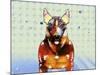 Bull Terrier Brown Oxide LX-Fernando Palma-Mounted Giclee Print