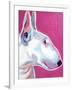 Bull Terrier - Bubble Gum-Dawgart-Framed Giclee Print