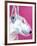 Bull Terrier - Bubble Gum-Dawgart-Framed Giclee Print