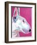 Bull Terrier - Bubble Gum-Dawgart-Framed Giclee Print