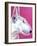 Bull Terrier - Bubble Gum-Dawgart-Framed Giclee Print