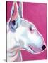 Bull Terrier - Bubble Gum-Dawgart-Stretched Canvas