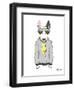 Bull Terrier in City Style-Olga Angellos-Framed Art Print