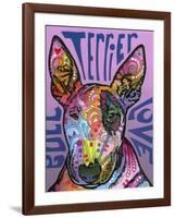 Bull Terrier Luv-Dean Russo-Framed Giclee Print