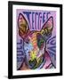 Bull Terrier Luv-Dean Russo-Framed Giclee Print