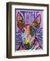 Bull Terrier Luv-Dean Russo-Framed Giclee Print