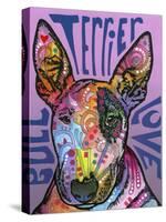 Bull Terrier Luv-Dean Russo-Stretched Canvas