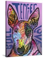 Bull Terrier Luv-Dean Russo-Stretched Canvas