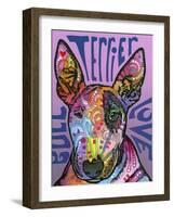 Bull Terrier Luv-Dean Russo-Framed Giclee Print