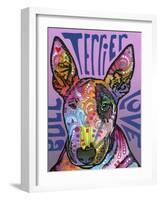 Bull Terrier Luv-Dean Russo-Framed Giclee Print