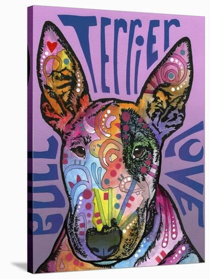 Bull Terrier Luv-Dean Russo-Stretched Canvas