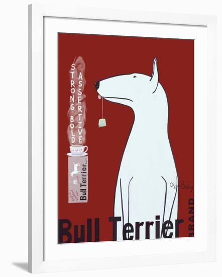 Bull Terrier Tea-Ken Bailey-Framed Giclee Print