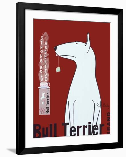 Bull Terrier Tea-Ken Bailey-Framed Giclee Print