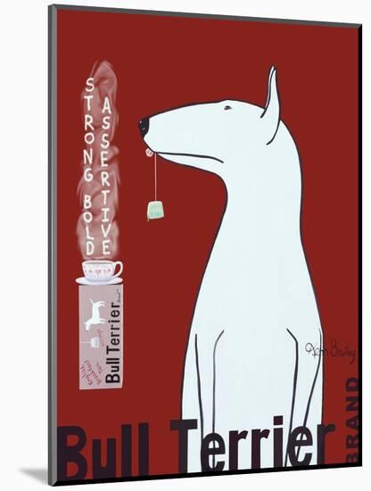 Bull Terrier Tea-Ken Bailey-Mounted Giclee Print