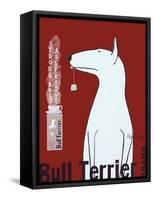 Bull Terrier Tea-Ken Bailey-Framed Stretched Canvas