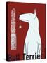 Bull Terrier Tea-Ken Bailey-Stretched Canvas