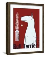 Bull Terrier Tea-Ken Bailey-Framed Premium Giclee Print