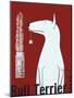 Bull Terrier Tea-Ken Bailey-Mounted Premium Giclee Print