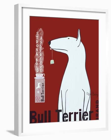 Bull Terrier Tea-Ken Bailey-Framed Giclee Print