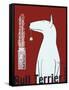 Bull Terrier Tea-Ken Bailey-Framed Stretched Canvas