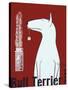 Bull Terrier Tea-Ken Bailey-Stretched Canvas