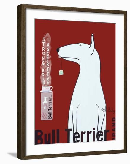 Bull Terrier Tea-Ken Bailey-Framed Premium Giclee Print