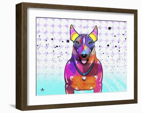 Bull Terrier XI-Fernando Palma-Framed Giclee Print