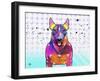 Bull Terrier XI-Fernando Palma-Framed Giclee Print