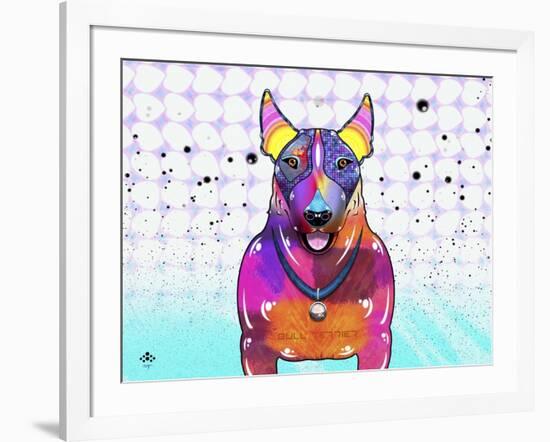 Bull Terrier XI-Fernando Palma-Framed Giclee Print