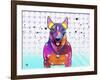 Bull Terrier XI-Fernando Palma-Framed Giclee Print