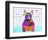 Bull Terrier XI-Fernando Palma-Framed Giclee Print