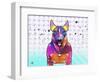 Bull Terrier XI-Fernando Palma-Framed Giclee Print